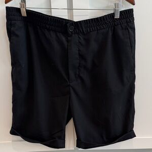 H&M Men's Charcoal Flat Front Shorts